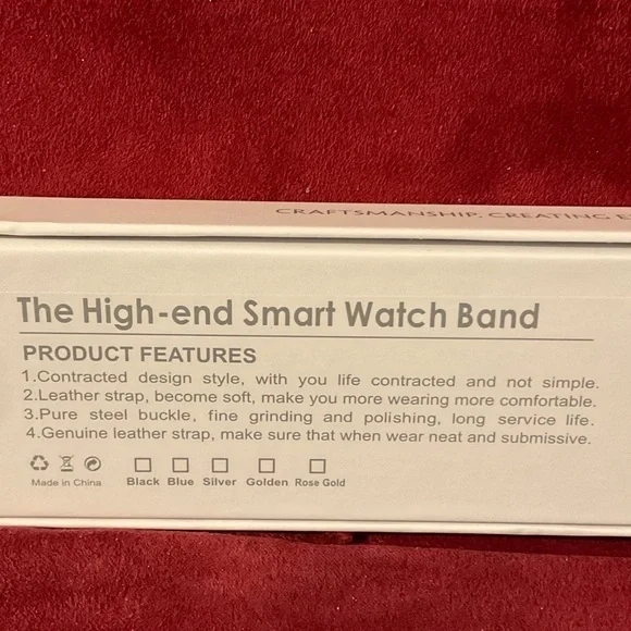 Gold and Black Clover Smartwatch Bracelet Watch Band - Picture 3 of 14